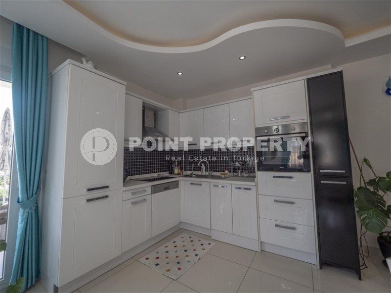 Spacious two-level apartment, 3+1 layout, overlooking the Mediterranean Sea, in the Kestel area-id-5454-photo-2