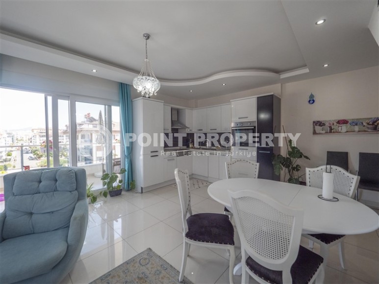Spacious two-level apartment, 3+1 layout, overlooking the Mediterranean Sea, in the Kestel area-id-5454-photo-3