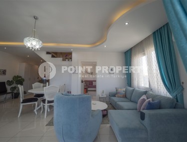 Spacious two-level apartment, 3+1 layout, overlooking the Mediterranean Sea, in the Kestel area-id-5454-photo-5
