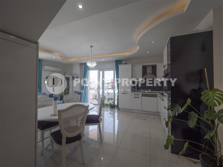 Spacious two-level apartment, 3+1 layout, overlooking the Mediterranean Sea, in the Kestel area-id-5454-photo-7