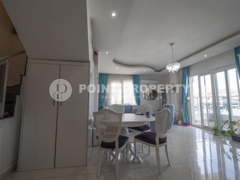 Spacious two-level apartment, 3+1 layout, overlooking the Mediterranean Sea, in the Kestel area-id-5454-photo-8