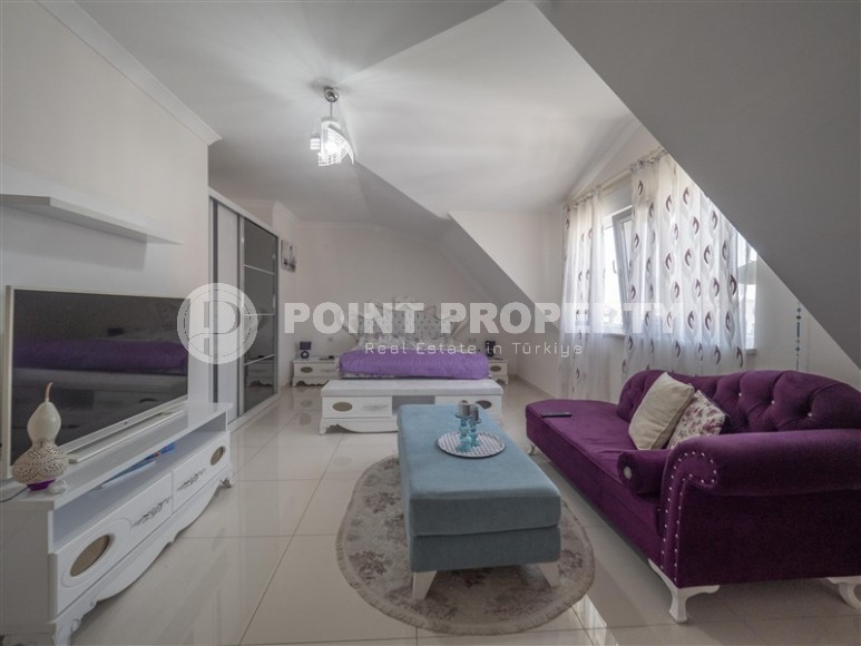 Spacious two-level apartment, 3+1 layout, overlooking the Mediterranean Sea, in the Kestel area-id-5454-photo-14