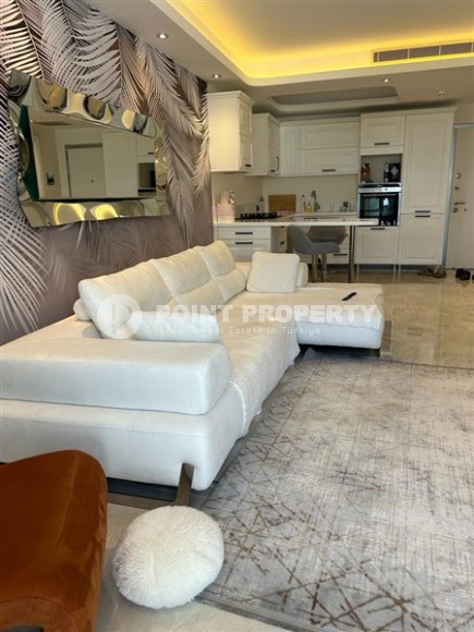 Стильные апартаменты с видом на Средиземное море, планировкой 2+1, в районе города Аланья - Конаклы-id-5455-фото-2