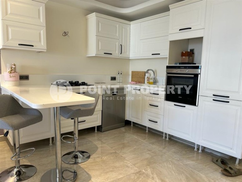 Стильные апартаменты с видом на Средиземное море, планировкой 2+1, в районе города Аланья - Конаклы-id-5455-фото-3