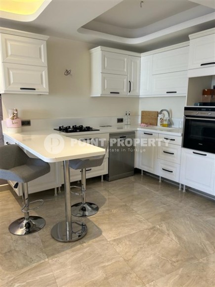 Стильные апартаменты с видом на Средиземное море, планировкой 2+1, в районе города Аланья - Конаклы-id-5455-фото-4