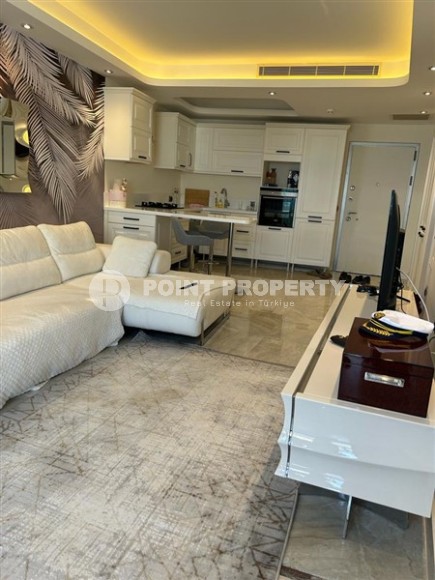 Стильные апартаменты с видом на Средиземное море, планировкой 2+1, в районе города Аланья - Конаклы-id-5455-фото-8