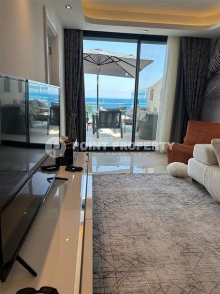 Стильные апартаменты с видом на Средиземное море, планировкой 2+1, в районе города Аланья - Конаклы-id-5455-фото-9