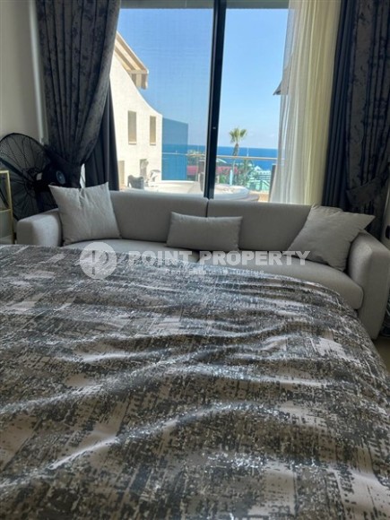 Стильные апартаменты с видом на Средиземное море, планировкой 2+1, в районе города Аланья - Конаклы-id-5455-фото-11