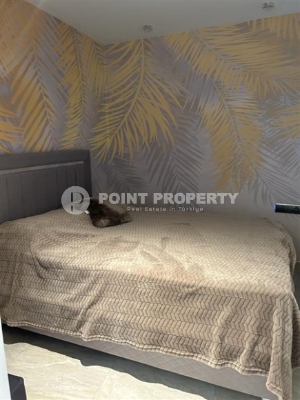 Стильные апартаменты с видом на Средиземное море, планировкой 2+1, в районе города Аланья - Конаклы-id-5455-фото-15