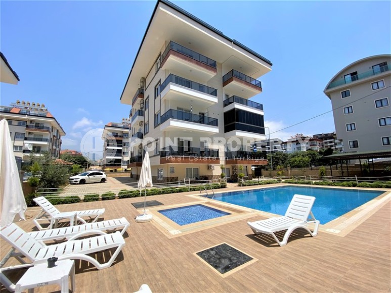 Unfurnished apartment with two bedrooms, in one of the best areas of Alanya - lower Oba-id-5456-photo-17