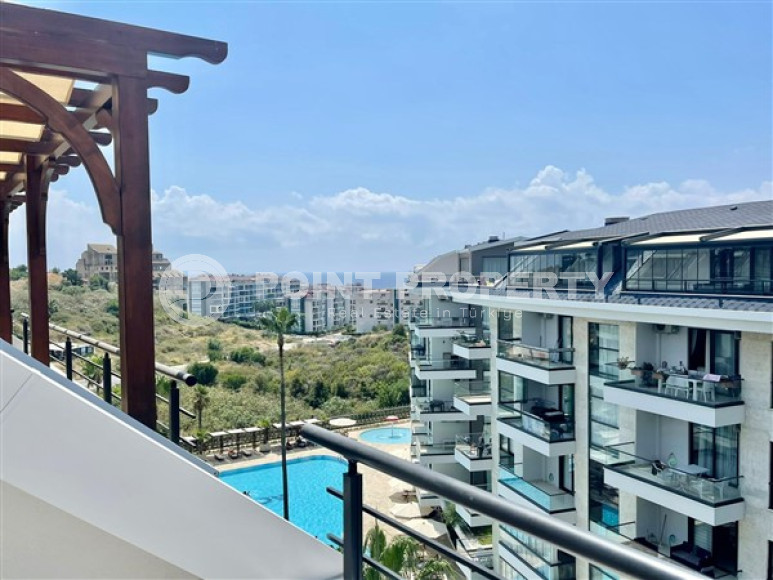 Furnished duplex 3+1 in a complex with hotel infrastructure 600m from the sea in the Kestel area, Alanya-id-1431-photo-11