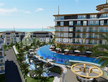 Apartments in a luxury residential complex at the initial stage of construction in the prestigious area of Alanya - Kestel-id-5459-photo-1