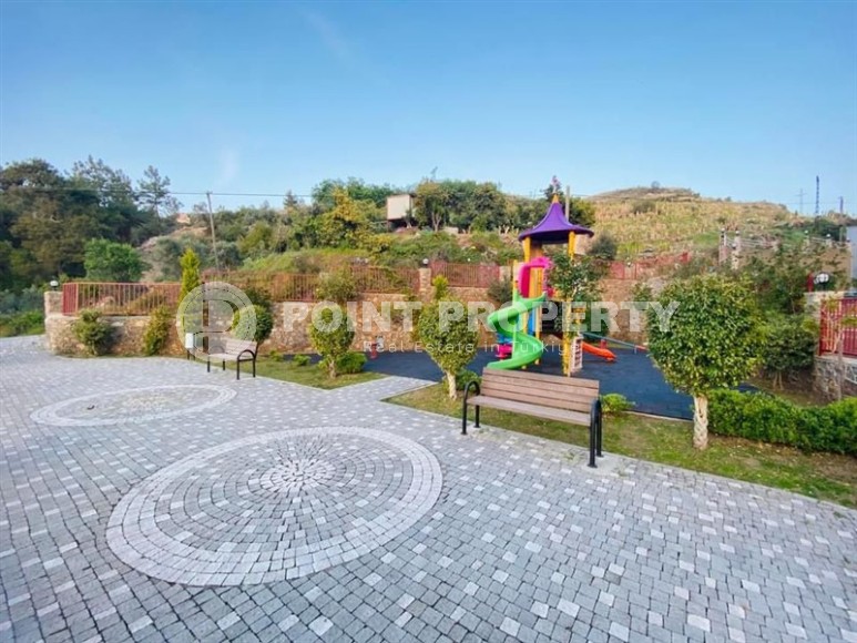 Stylish modern apartment 1+1, with a total area of 65 m2, 400 meters from the sea in a quiet area of Alanya - Kargicak-id-5462-photo-15