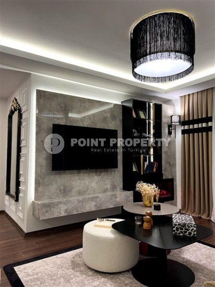 Стильная современная квартира 2+1, с новой мебелью и бытовой техникой, в самом центре Аланьи-id-5467-фото-5