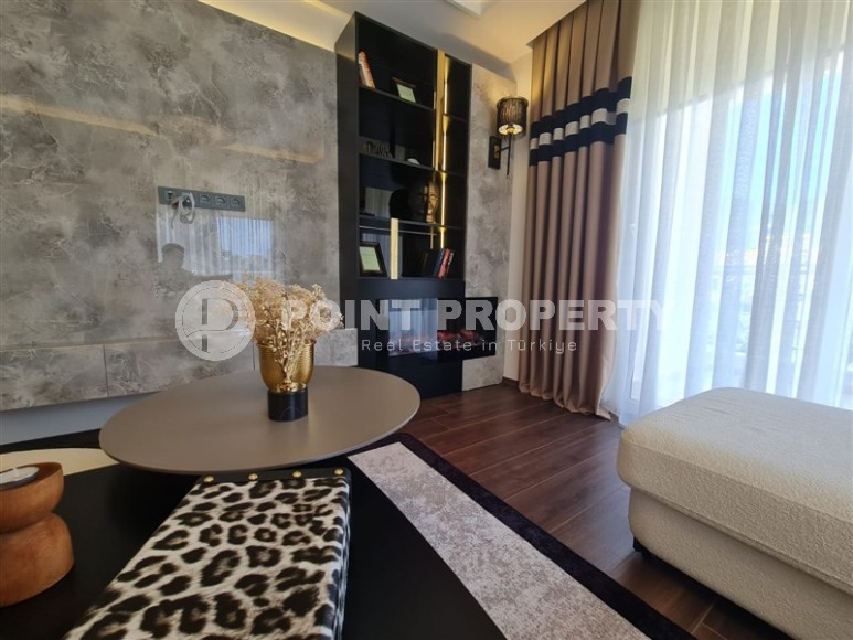 Стильная современная квартира 2+1, с новой мебелью и бытовой техникой, в самом центре Аланьи-id-5467-фото-7