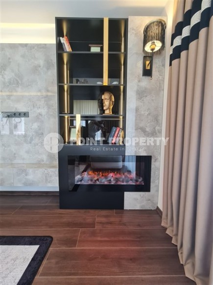 Стильная современная квартира 2+1, с новой мебелью и бытовой техникой, в самом центре Аланьи-id-5467-фото-8