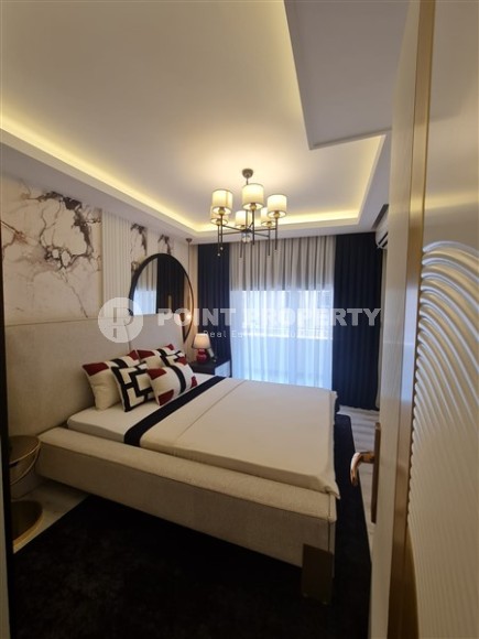 Стильная современная квартира 2+1, с новой мебелью и бытовой техникой, в самом центре Аланьи-id-5467-фото-13