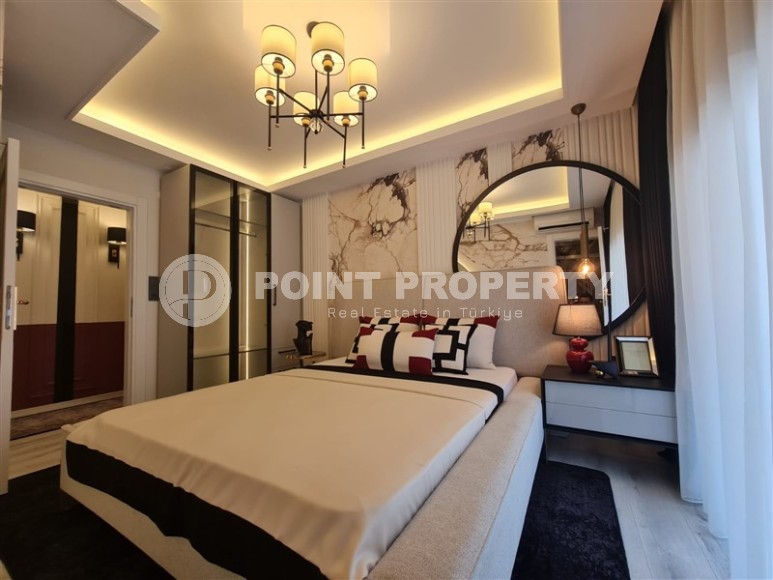 Стильная современная квартира 2+1, с новой мебелью и бытовой техникой, в самом центре Аланьи-id-5467-фото-14