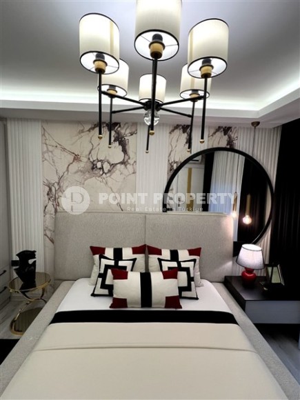 Стильная современная квартира 2+1, с новой мебелью и бытовой техникой, в самом центре Аланьи-id-5467-фото-15