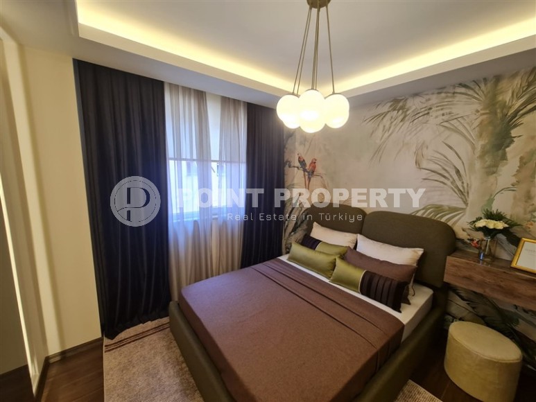 Стильная современная квартира 2+1, с новой мебелью и бытовой техникой, в самом центре Аланьи-id-5467-фото-16