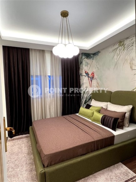 Стильная современная квартира 2+1, с новой мебелью и бытовой техникой, в самом центре Аланьи-id-5467-фото-17