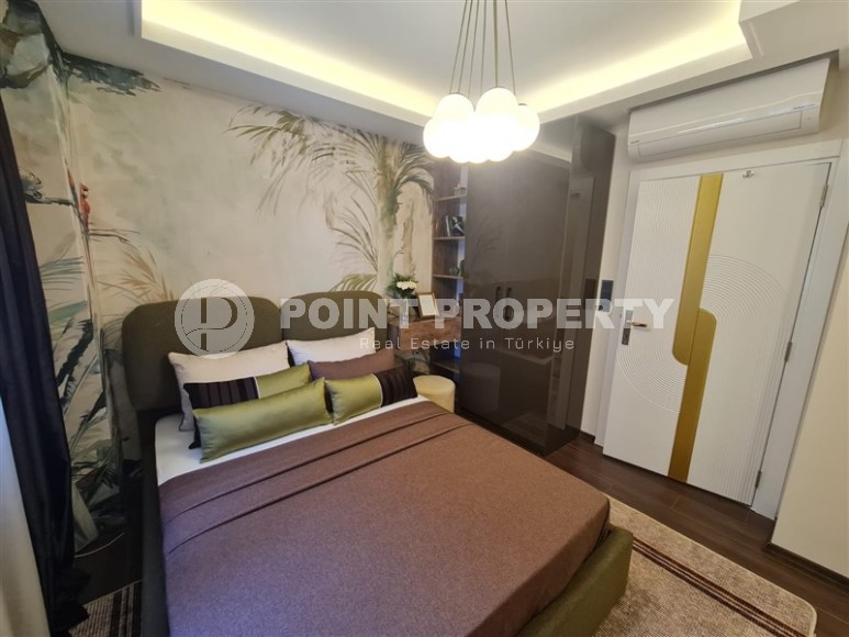 Стильная современная квартира 2+1, с новой мебелью и бытовой техникой, в самом центре Аланьи-id-5467-фото-18