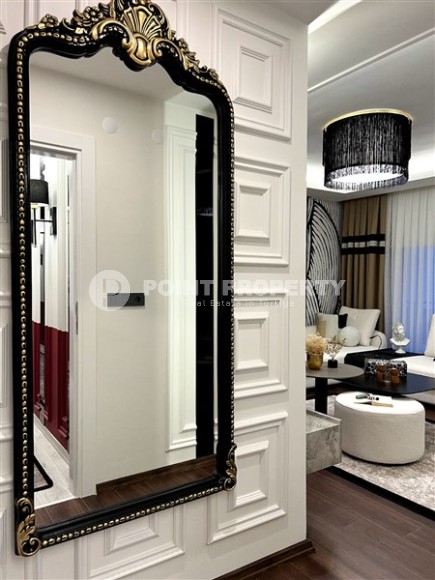 Стильная современная квартира 2+1, с новой мебелью и бытовой техникой, в самом центре Аланьи-id-5467-фото-19