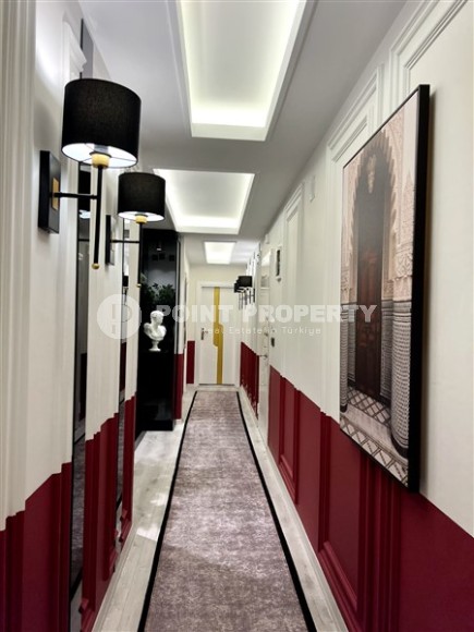 Стильная современная квартира 2+1, с новой мебелью и бытовой техникой, в самом центре Аланьи-id-5467-фото-22