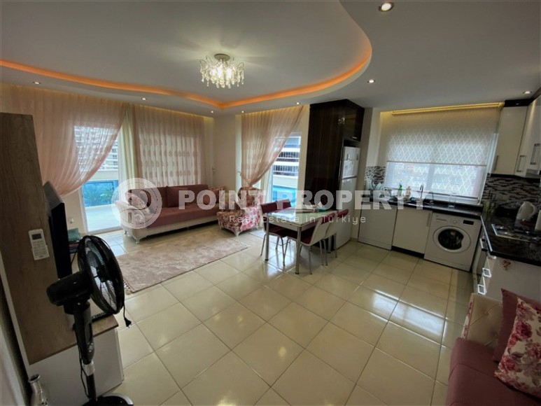 Меблированные апартаменты планировкой 1+1, в современном жилом комплексе возле Средиземного моря, в районе города Аланья - Махмутлар-id-5479-фото-3