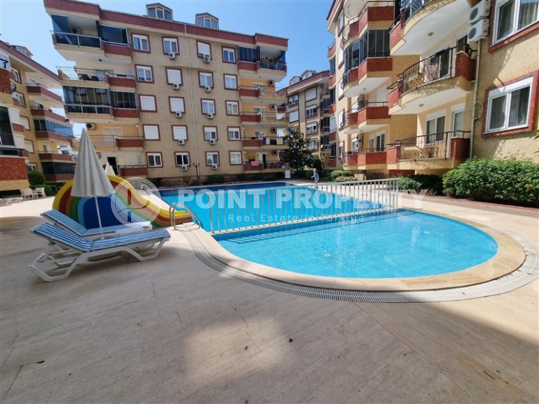 Меблированная квартира планировкой 2+1, в ухоженном жилом комплексе возле Средиземного моря, в районе города Аланья - нижняя Оба-id-5481-фото-10