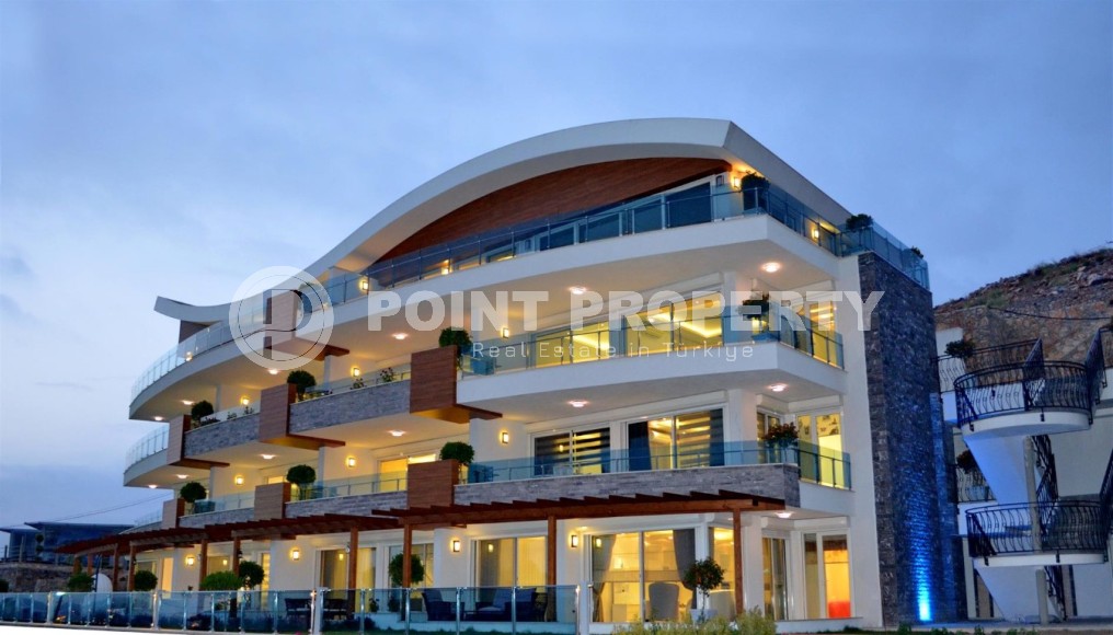 Стильные апартаменты с видом на Средиземное море, планировкой 2+1, в районе города Аланья - Конаклы-id-5455-фото-27