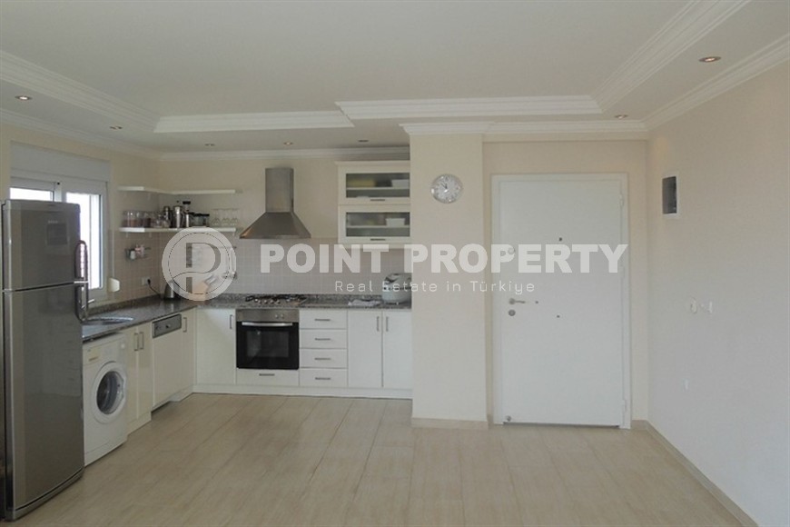 Апартаменты с выходом в сад и видом на Средиземное море, планировкой 2+1, в районе города Аланья - Конаклы-id-5484-фото-3