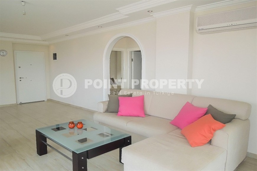 Апартаменты с выходом в сад и видом на Средиземное море, планировкой 2+1, в районе города Аланья - Конаклы-id-5484-фото-4