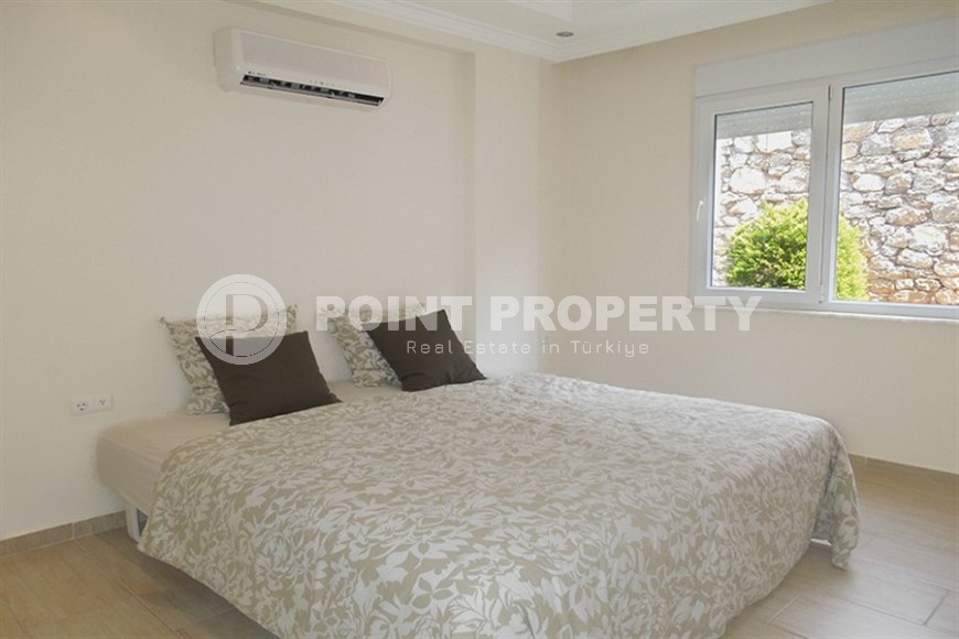 Апартаменты с выходом в сад и видом на Средиземное море, планировкой 2+1, в районе города Аланья - Конаклы-id-5484-фото-5