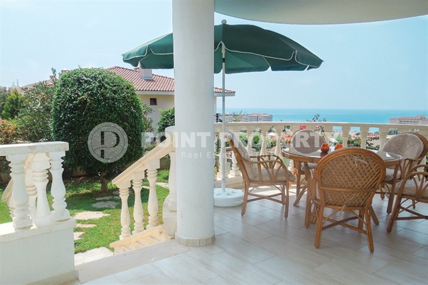 Апартаменты с выходом в сад и видом на Средиземное море, планировкой 2+1, в районе города Аланья - Конаклы-id-5484-фото-11