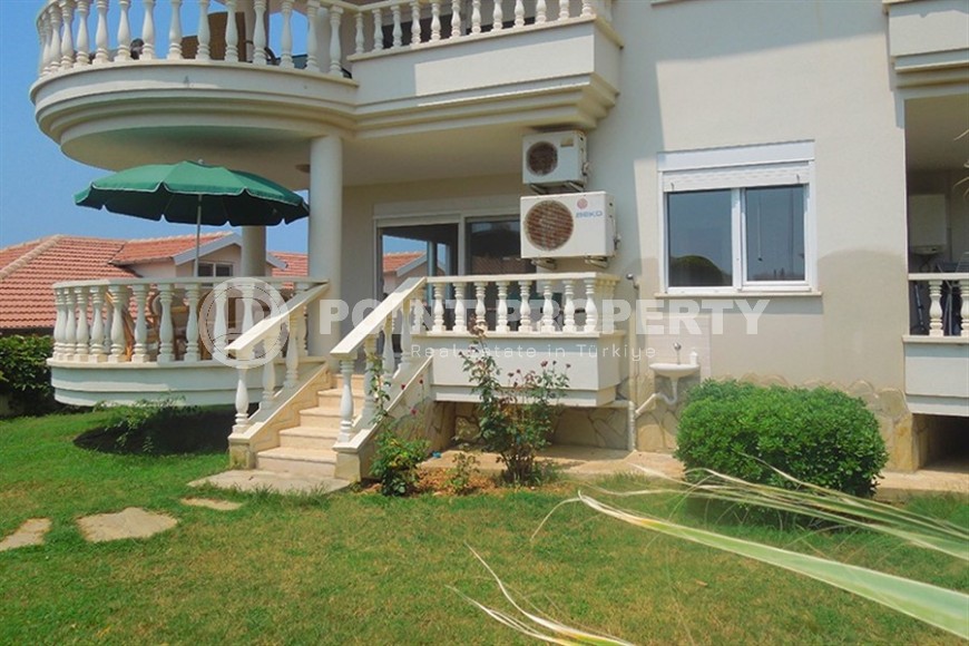 Апартаменты с выходом в сад и видом на Средиземное море, планировкой 2+1, в районе города Аланья - Конаклы-id-5484-фото-13