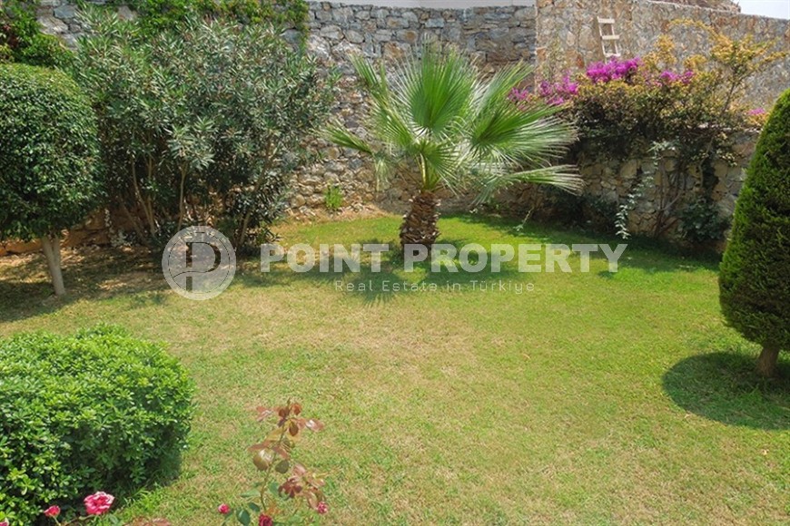 Апартаменты с выходом в сад и видом на Средиземное море, планировкой 2+1, в районе города Аланья - Конаклы-id-5484-фото-15