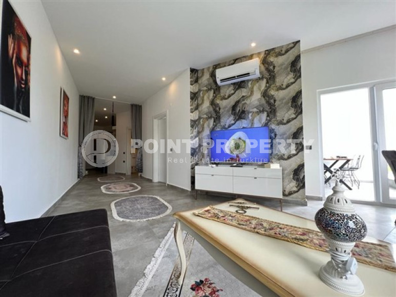 Меблированная квартира 1+1, 70м², у подножия гор в районе Алании - Каргыджак-id-1434-фото-11