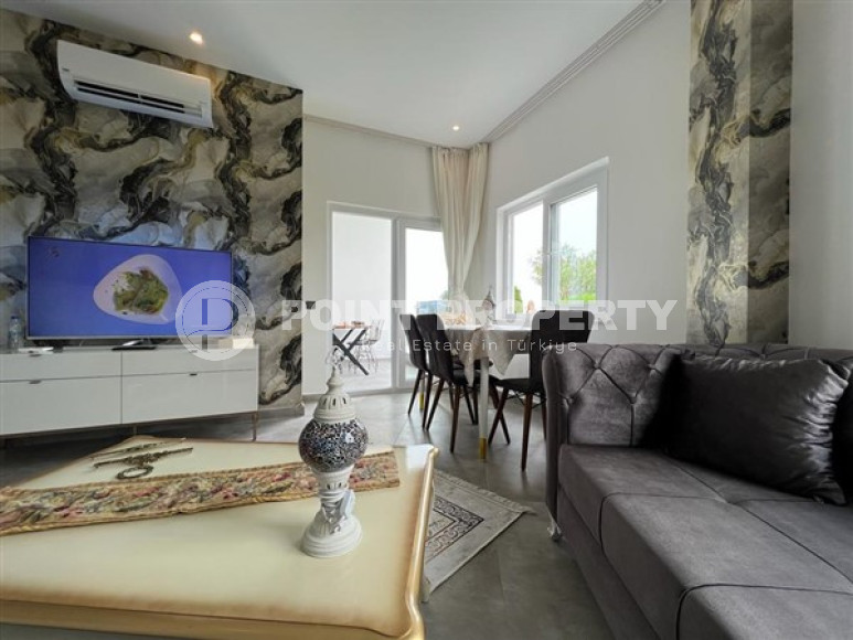 Меблированная квартира 1+1, 70м², у подножия гор в районе Алании - Каргыджак-id-1434-фото-13