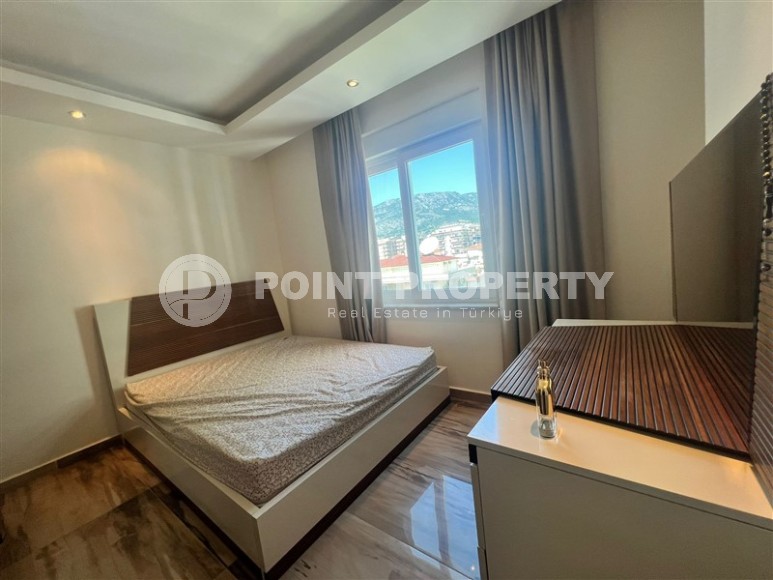 Комфортабельные апартаменты с тремя спальными комнатами и видом на Средиземное море, в ухоженном жилом комплексе 2015 года постройки, в районе Махмутлар-id-5492-фото-4