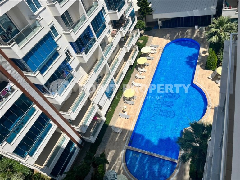 Комфортабельные апартаменты с тремя спальными комнатами и видом на Средиземное море, в ухоженном жилом комплексе 2015 года постройки, в районе Махмутлар-id-5492-фото-16