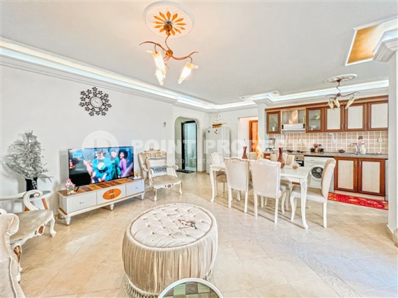 Уютная квартира с двумя спальными комнатами, в шаговой доступности от Средиземного моря, в районе города Аланья - Махмутлар-id-5493-фото-3