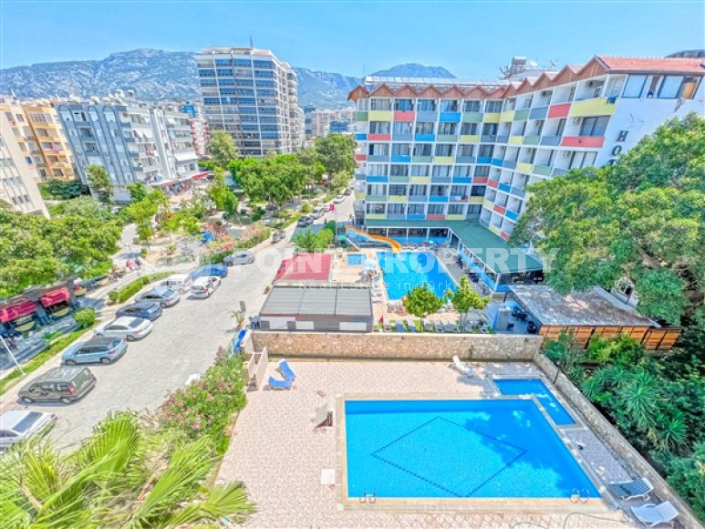 Apartment with two bedrooms and views of the Mediterranean Sea, in a residential complex on the first coastline, in the Mahmutlar area-id-5494-photo-14