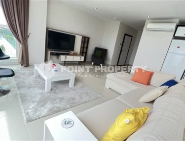 Apartment overlooking the Mediterranean Sea, 2+1 layout, on the first coastline in the elite area of Kestel-id-5495-photo-3