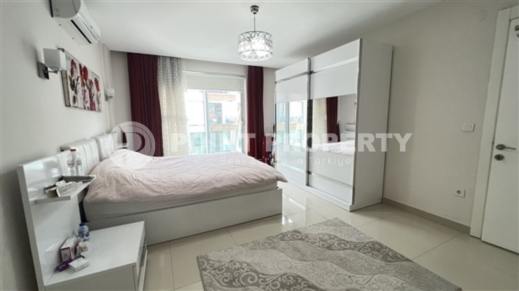 Apartment overlooking the Mediterranean Sea, 2+1 layout, on the first coastline in the elite area of Kestel-id-5495-photo-5