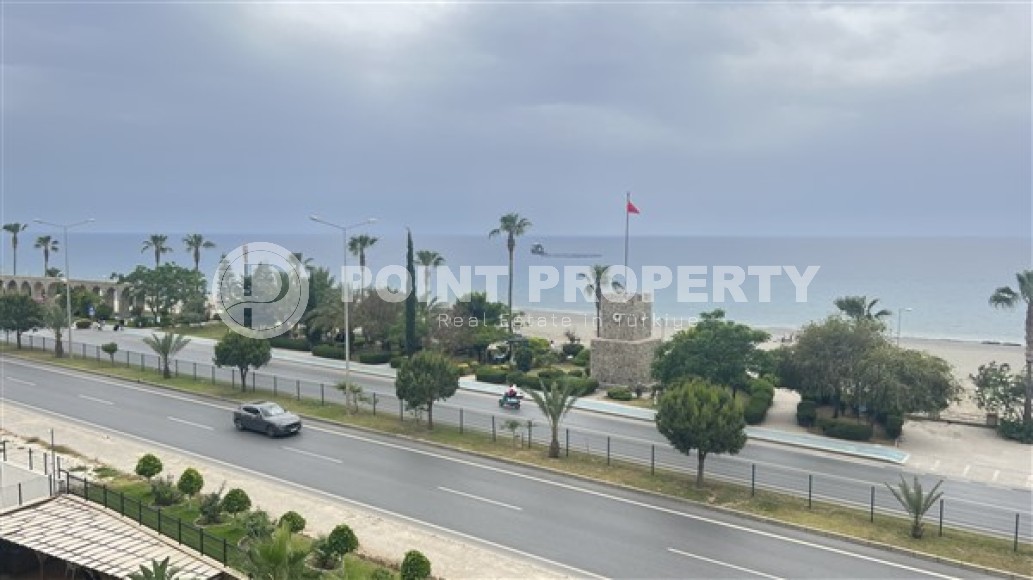 Apartment overlooking the Mediterranean Sea, 2+1 layout, on the first coastline in the elite area of Kestel-id-5495-photo-13