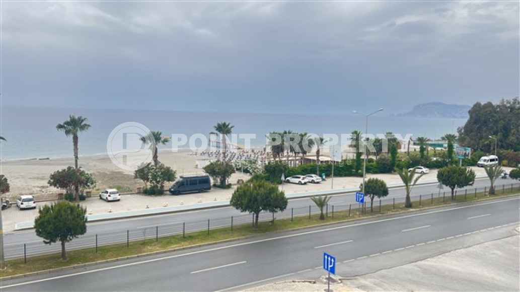Apartment overlooking the Mediterranean Sea, 2+1 layout, on the first coastline in the elite area of Kestel-id-5495-photo-14