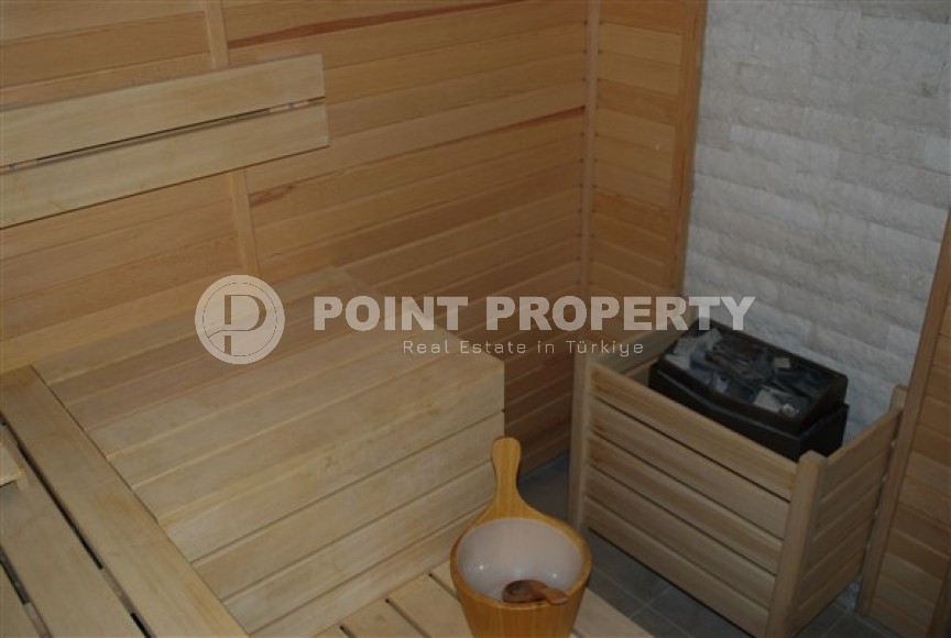 Apartment overlooking the Mediterranean Sea, 2+1 layout, on the first coastline in the elite area of Kestel-id-5495-photo-16