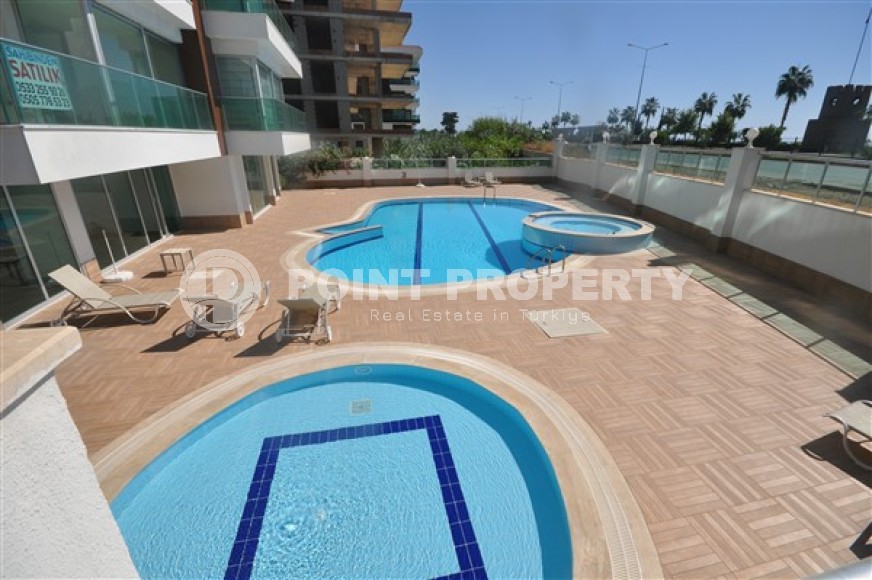 Apartment overlooking the Mediterranean Sea, 2+1 layout, on the first coastline in the elite area of Kestel-id-5495-photo-17