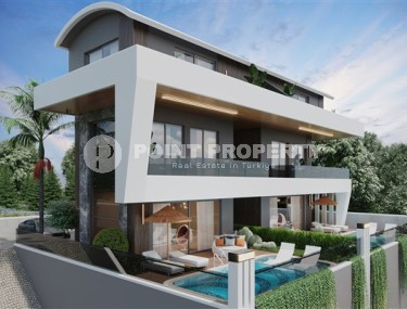 Luxury villas with panoramic sea views in the elite area of Alanya - Tepe-id-5504-photo-1
